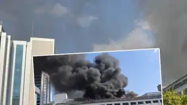 Gaziantep Şehitkamil'de İş Merkezinde Yangın Çıktı