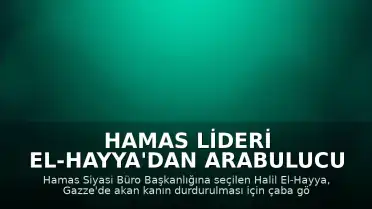Hamas Lideri El-Hayya'dan Arabulucu Ülkelere Teşekkür