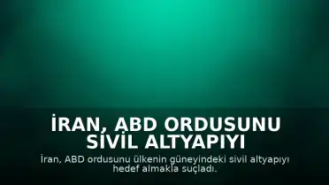 İran, ABD Ordusunu Sivil Altyapıyı Hedef Almakla Suçladı: 8 Ölü, 20 Yaralı