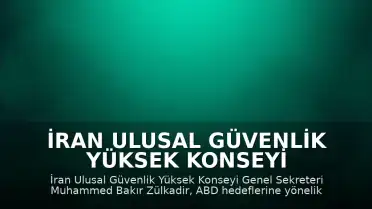 İran Ulusal Güvenlik Yüksek Konseyi Genel Sekreteri Muhammed Bakır Zülkadir: "ABD hedeflerine yönelik saldırılar devam edecek"
