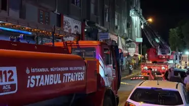 Küçükçekmece'de iş merkezinde çıkan yangın kontrol altına alındı