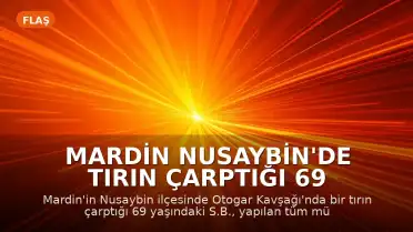 Mardin Nusaybin'de tırın çarptığı 69 yaşındaki kadın yaşamını yitirdi