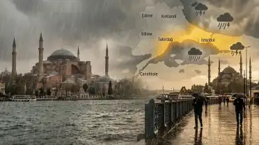 Meteoroloji Genel Müdürlüğü'nden 5 İl İçin Sarı Kodlu Uyarı: İstanbul ve Trakya'da Sağanak Bekleniyor