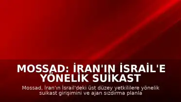 Mossad: İran'ın İsrail'e Yönelik Suikast Girişimi Engellendi