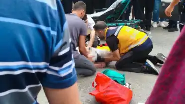 Ordu Altınordu'da TIR'ın altında kalan yaya ağır yaralandı