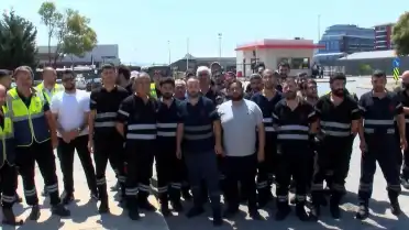 Pendik'te İETT Garajı Çalışanlarından İş Yavaşlatma Eylemi
