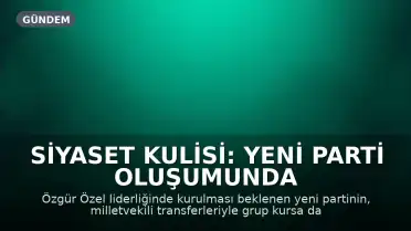 Siyaset Kulisi: Yeni Parti Oluşumunda Hazine Yardımı Engeli