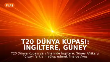 T20 Dünya Kupası: İngiltere, Güney Afrika'yı mağlup ederek finale yükseldi