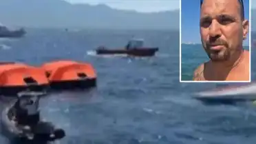 Girne'de Deniz Faciasında Yat İşletmecisi Fırat Gencer'in Kahramanlık Anları: Onlarca Kişi Kurtarıldı