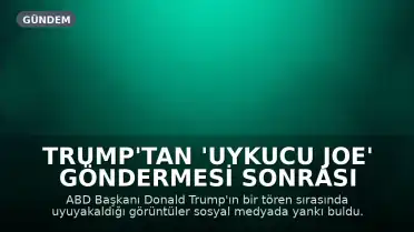 Trump'tan 'Uykucu Joe' göndermesi sonrası canlı yayında uyuyakaldı
