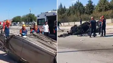 Elazığ-Yurtbaşı yolunda trafik kazası: 2 ölü, 2 yaralı