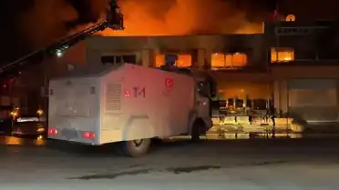 Eskişehir'de Bir İşletmede Çıkan Yangına Müdahale Edildi