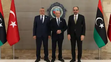Libya İçin Ankara'da Kritik Zirve: İbrahim Kalın, Akile Salih ve Muhammed Takala Bir Araya Geldi