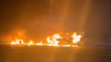 Sarıyer'de Trafik Kazası Sonrası İki Araç Küle Döndü: 5 Yaralı