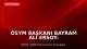 ÖSYM Başkanı Bayram Ali Ersoy: 2026 YKS Sonuçları Erişime Açıldı