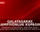 Galatasaray, Şampiyonluk Kupasını RAMS Park'ta Kaldırdı