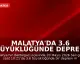 Malatya'da 3.6 Büyüklüğünde Deprem Meydana Geldi