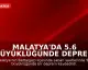 Malatya'da 5.6 Büyüklüğünde Deprem Meydana Geldi