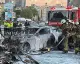 Şişli'de İş Yerine Giren Otomobil Yangın Çıkardı
