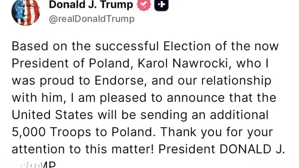 ABD Başkanı Trump: Polonya'ya 5 bin ek asker göndereceğiz