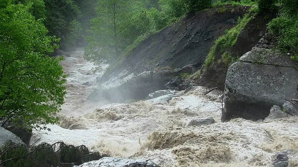 Artvin'de Şiddetli Sağanak: Dere Taştı, Yol Kapandı, Turistler Mahsur Kaldı
