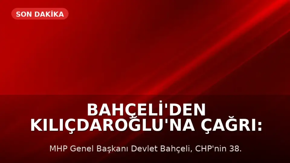 Bahçeli'den Kılıçdaroğlu'na Çağrı: Feragat Etmeli
