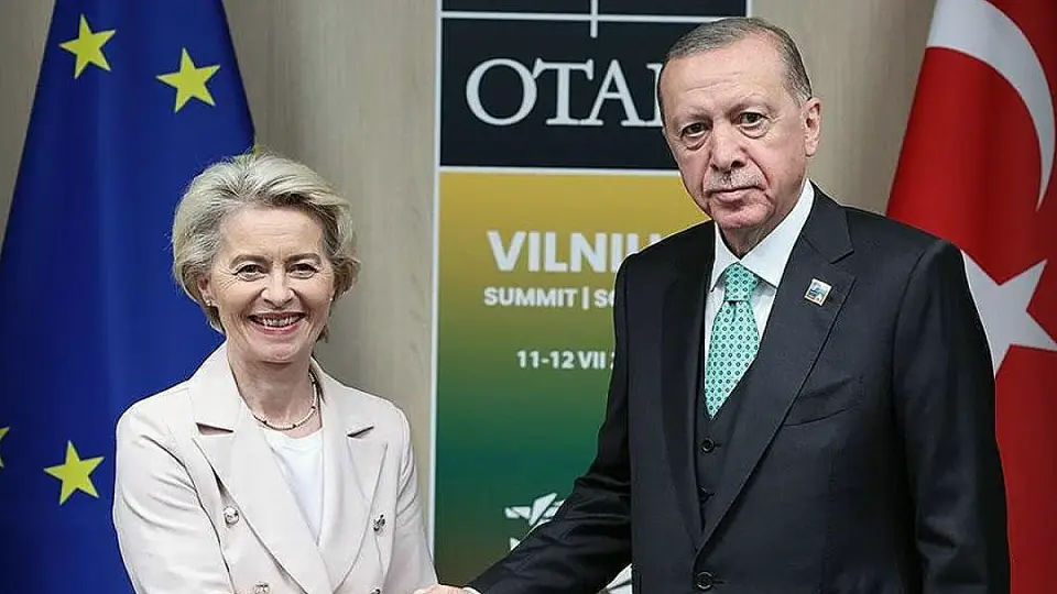 Cumhurbaşkanı Erdoğan ve Ursula von der Leyen Telefonla Görüştü