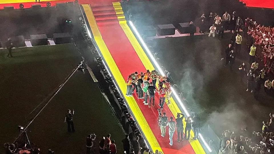Galatasaray, 26. Şampiyonluğunu Rams Park'ta Kutladı