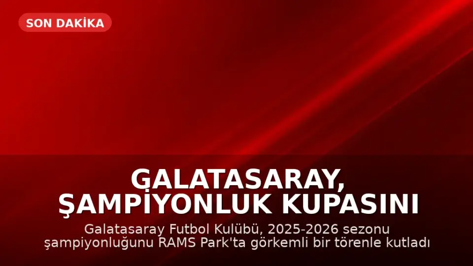Galatasaray, Şampiyonluk Kupasını RAMS Park'ta Kaldırdı