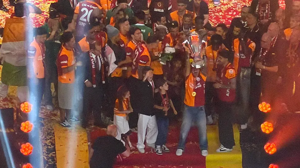 Galatasaray, Trendyol Süper Lig Şampiyonluğunu Rams Park'ta Kutladı