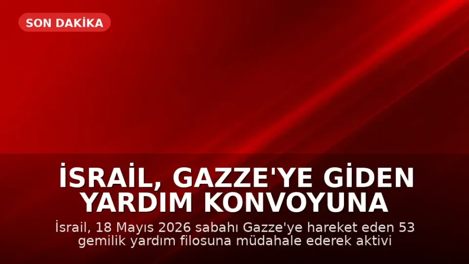 İsrail, Gazze'ye Giden Yardım Konvoyuna Müdahale Etti