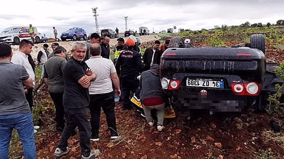 Midyat kara yolunda feci kaza: 1 ölü, 2 yaralı