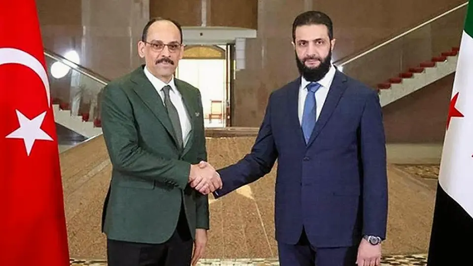 MİT Başkanı İbrahim Kalın, Şam'da Suriye Devlet Başkanı Ahmed eş-Şara ile Görüştü