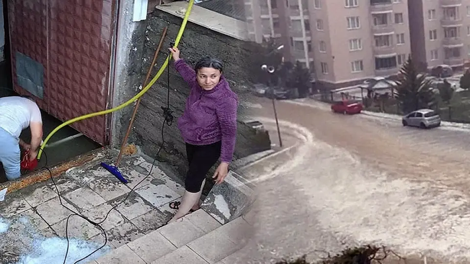 Tokat'ın Zile İlçesinde Şiddetli Sağanak Hayatı Felç Etti