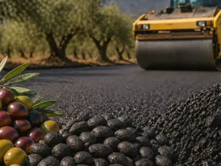 Zeytin Çekirdeklerinden Çevre Dostu Asfalt Üretimi Başladı