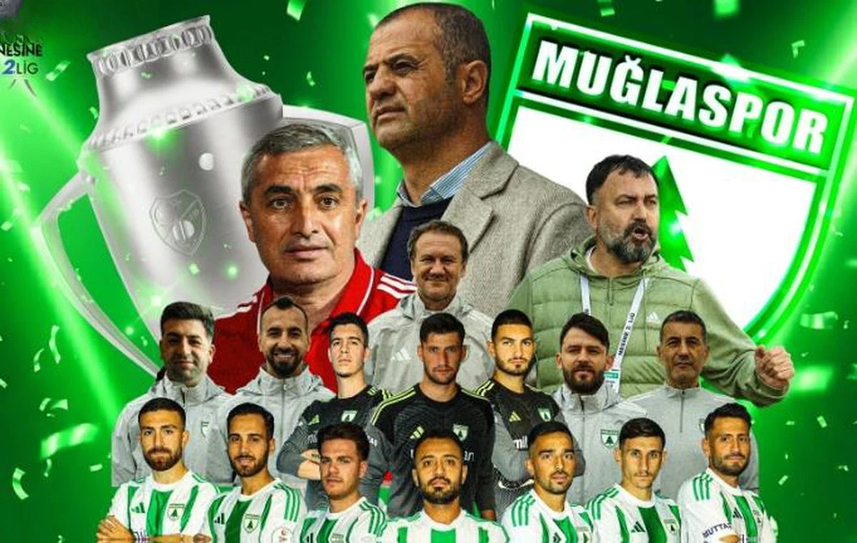 Muğlaspor, TFF 2. Lig Play-Off Şampiyonu Olarak Trendyol 1. Lig'e Yükseldi