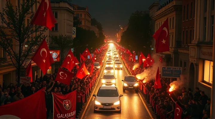 Galatasaray'ın Şampiyonluğu Türkiye Genelinde Coşkuyla Kutlandı