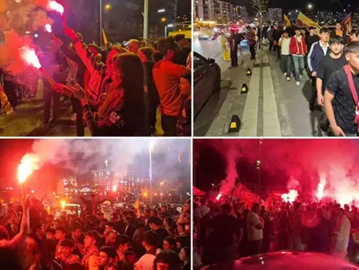 Galatasaray, Süper Lig'de Şampiyonluğa Ulaştı: Yurt Genelinde Coşkulu Kutlamalar