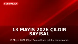 13 Mayıs 2026 Çılgın Sayısal Loto Sonuçları Açıklandı