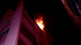 Bursa'da Apartman Dairesinde Yangın Çıktı