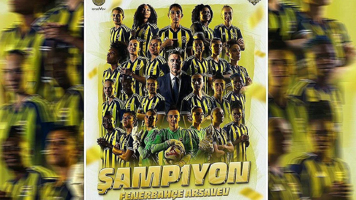 Fenerbahçe ArsaVev, Kadın Futbol Süper Ligi'nde Şampiyon Oldu