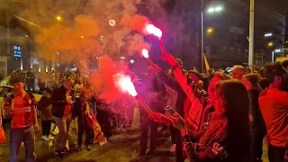 Galatasaray Taraftarları Zonguldak'ta Şampiyonluğu Kutladı