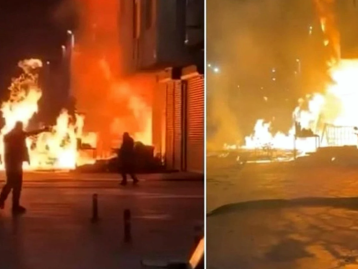 İstanbul'da Bir İş Yerinde Yangın: Çok Sayıda Dükkan Zarar Gördü