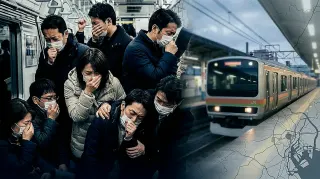 Japonya'da Trende Gizemli Koku Paniği: 10 Kişi Hastaneye Kaldırıldı