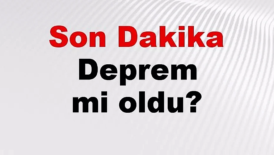 Malatya'da Deprem: Yeşilyurt'ta 3.5 Şiddetinde Sarsıntı