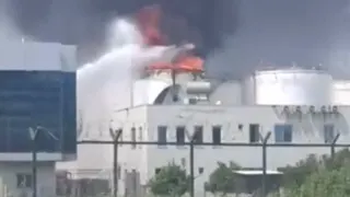 Mersin'deki Biyodizel Üretim Tesisinde Yangın