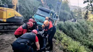 Rize'de Kamyon Kazası: M.A. Hayatını Kaybetti
