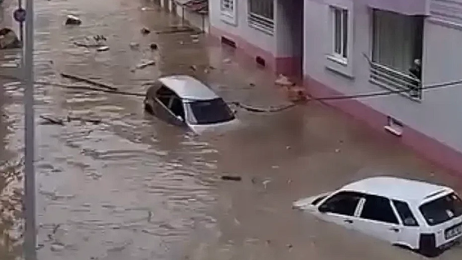 Samsun'un Havza İlçesinde Sağanak Seli Felakete Dönüştü