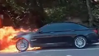 Seyir Halindeki Otomobil Alev Aldı: Kestel'de Yangın