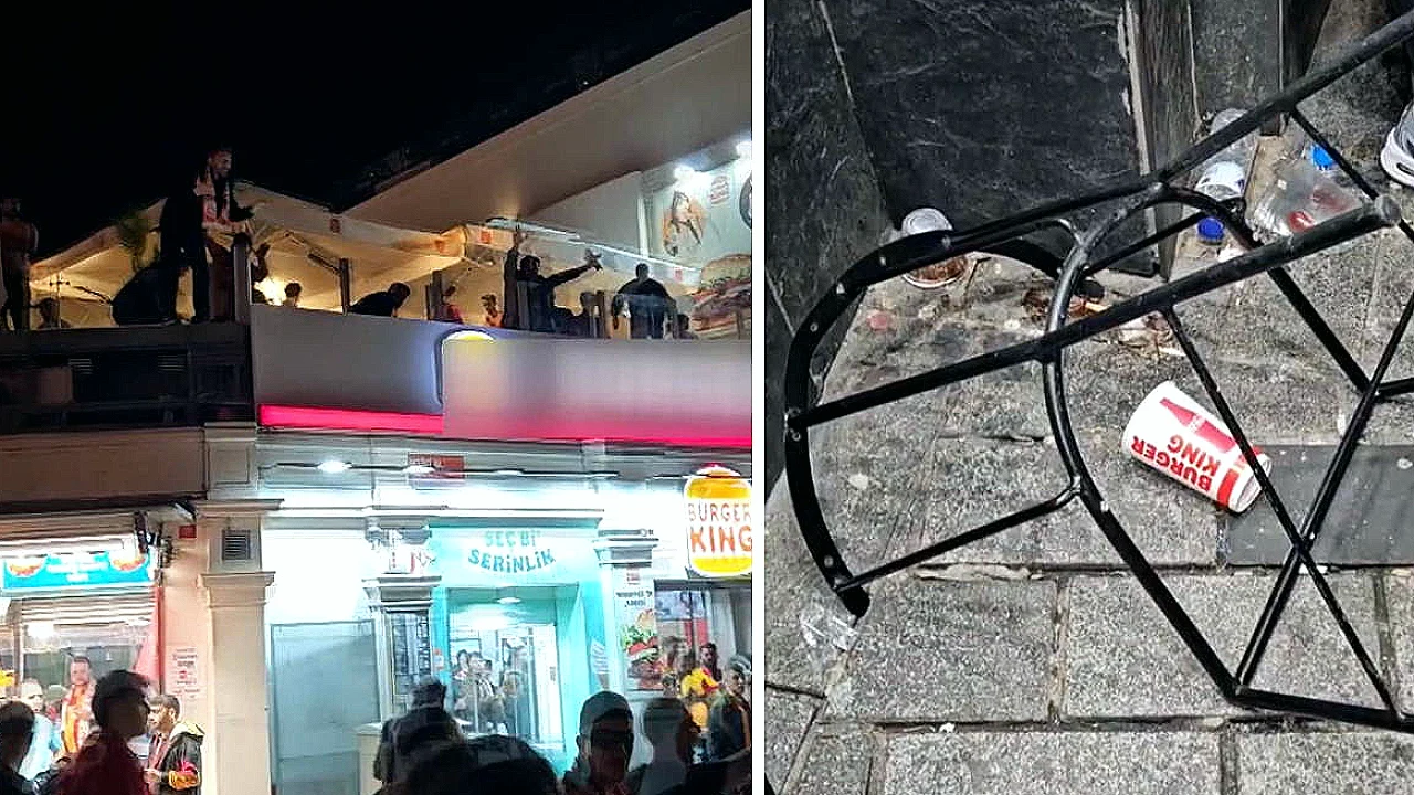 Taksim'de Galatasaray Taraftarları Arasında Kavga: 1 Yaralı